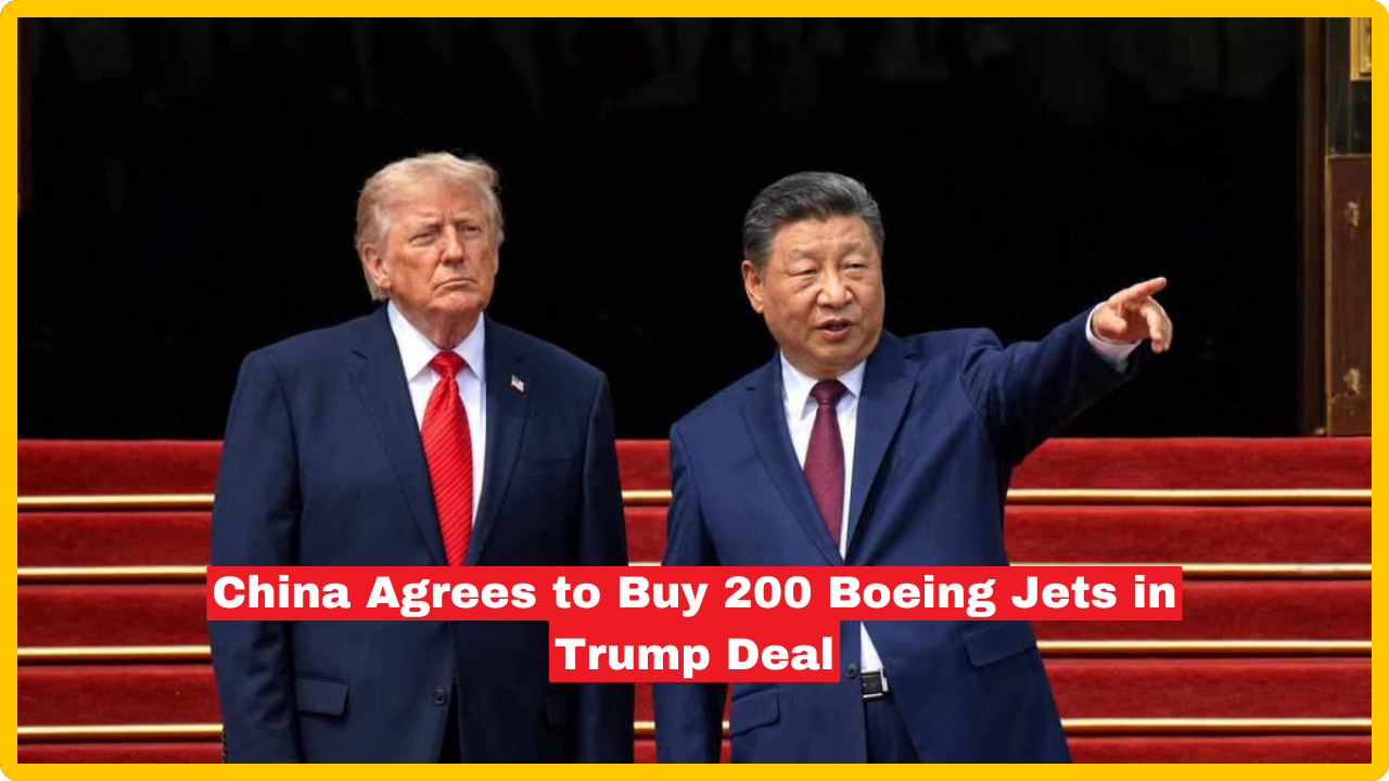 China Agrees to Buy 200 Boeing Jets in Trump Deal